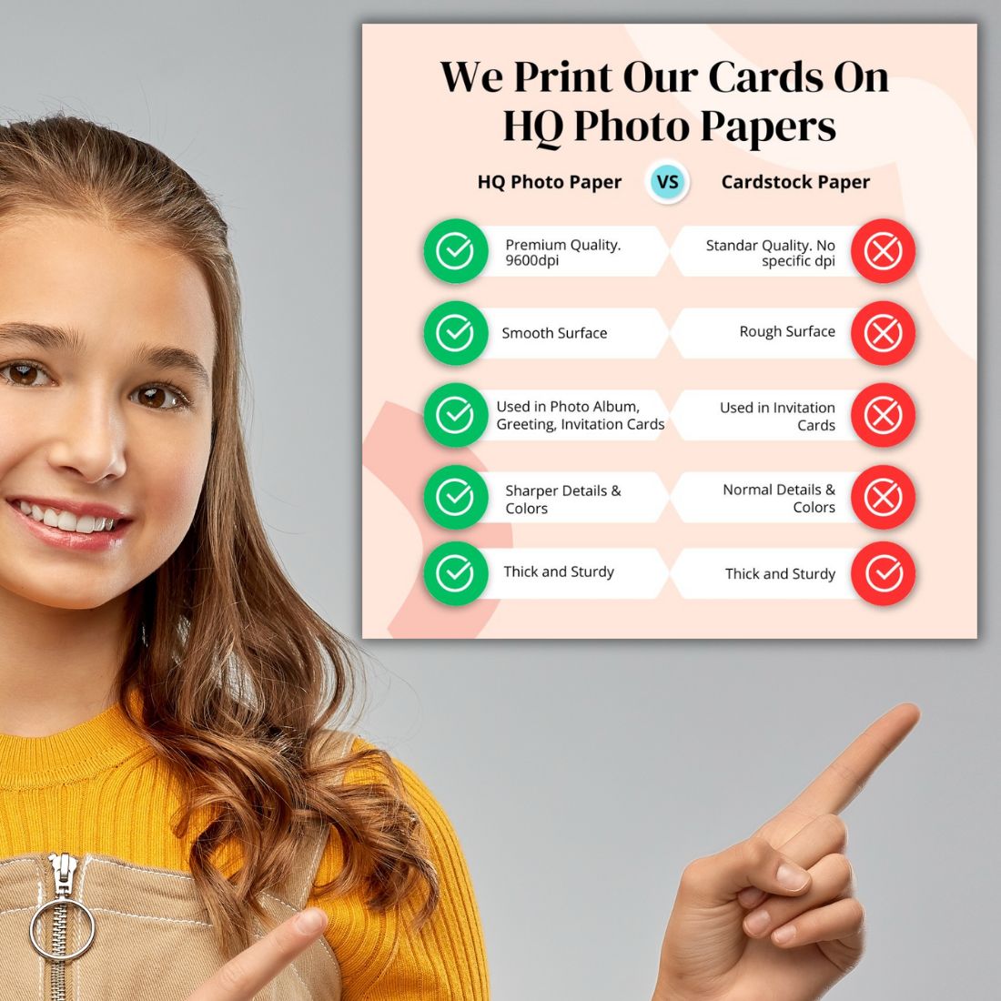 Holi Festival Greeting Card with Envelope