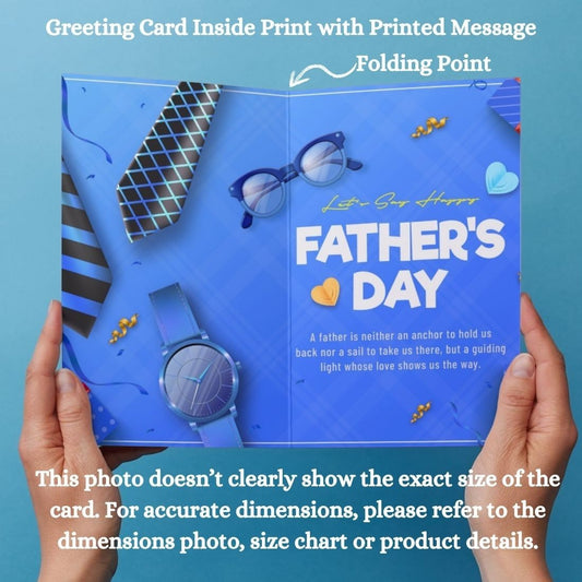Father's Day Card for Dad — Printed Greeting Card with Envelope