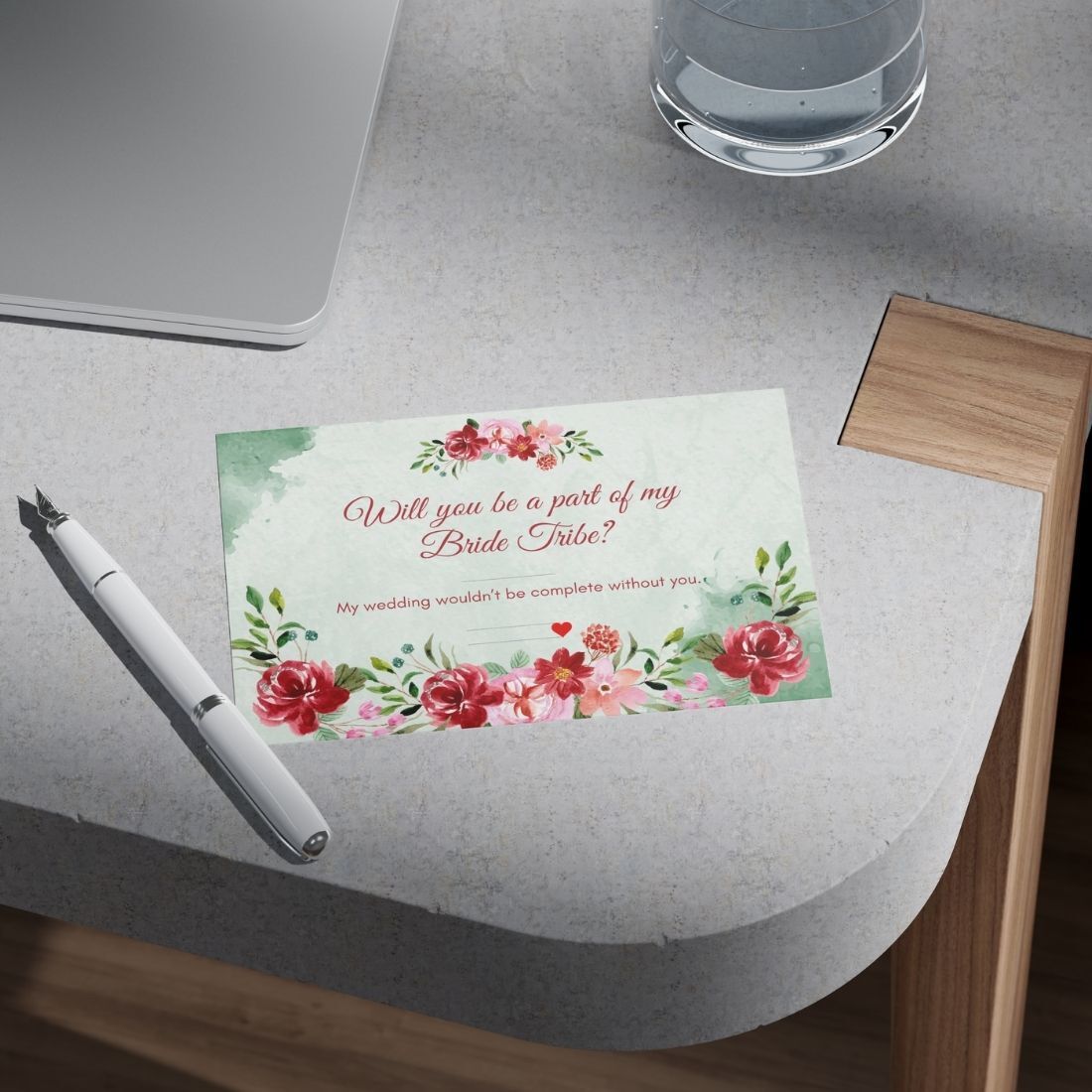 Bridesmaid Proposal Invitation Cards 5.8x8.3inch | Wedding Invite