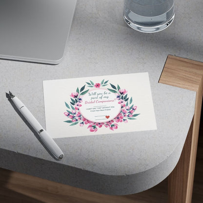 Bridesmaid Proposal Invitation Cards 5.8x8.3inch | Wedding Invite