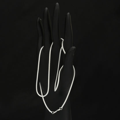 Elegant Silver Plated Chain
