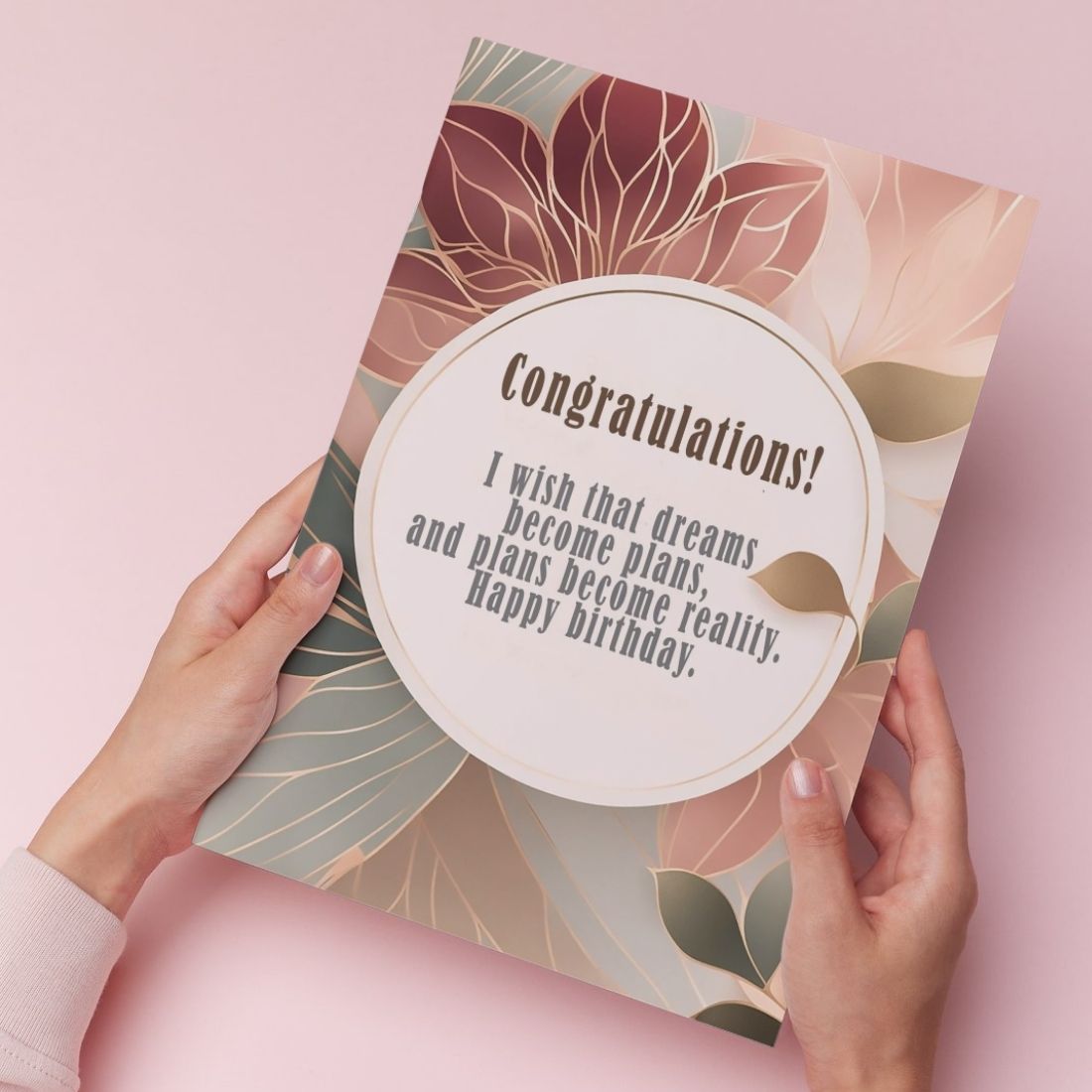 Birthday Greeting Card with Envelope - Gift for Loved Ones, Colleague, Friend