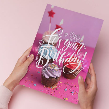 Birthday Greeting Card with Envelope - Gift for Loved Ones, Colleague, Friend