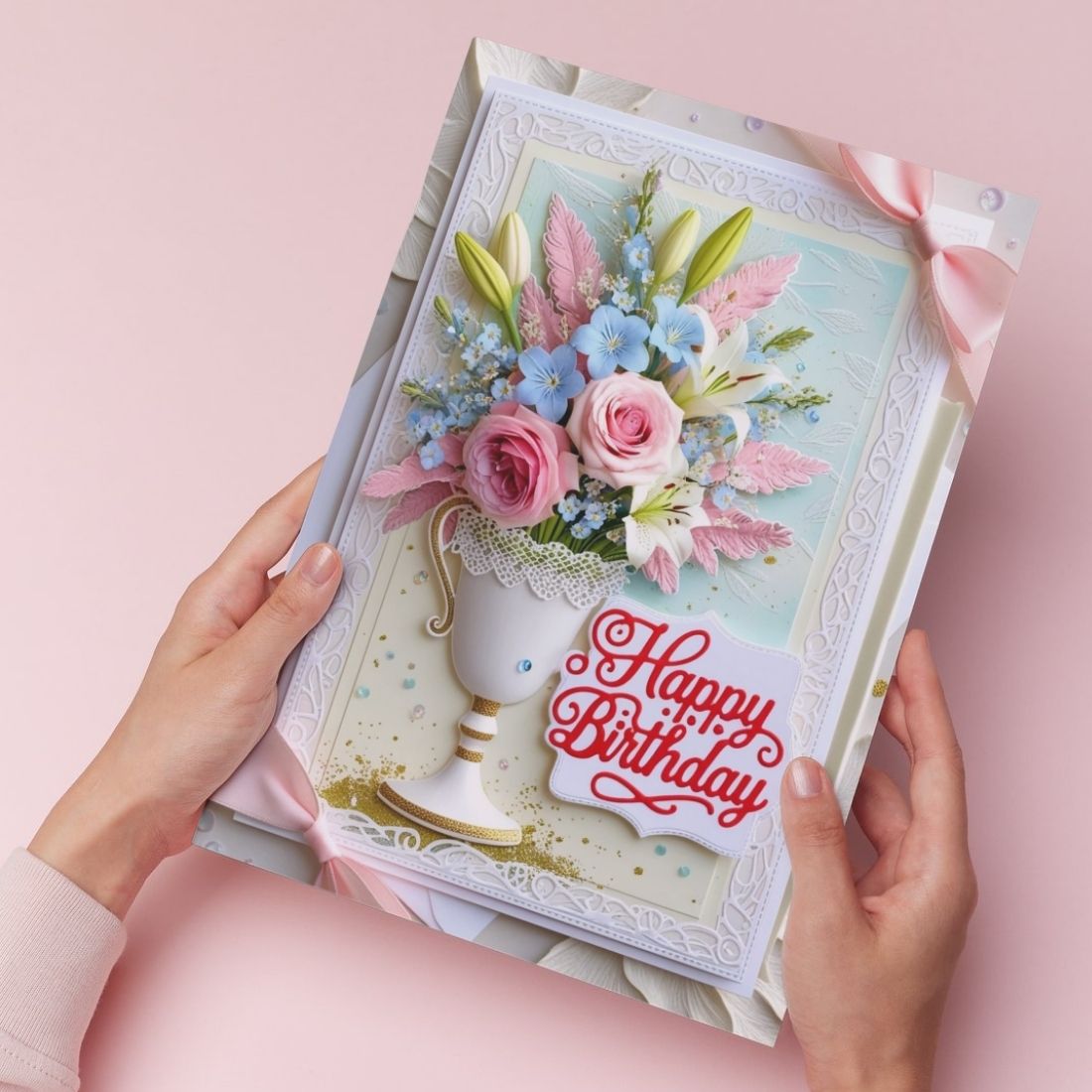 Birthday Greeting Card with Envelope - Gift for Loved Ones, Colleague, Friend
