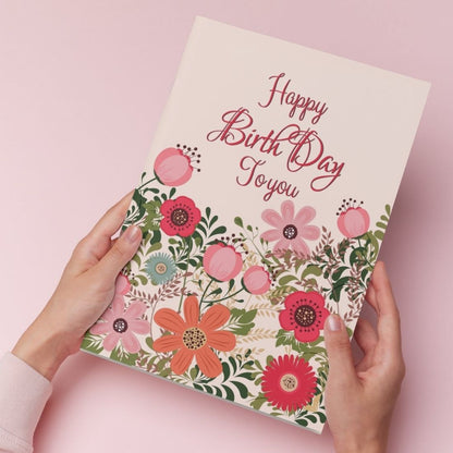 Birthday Greeting Card with Envelope - Gift for Loved Ones, Colleague, Friend