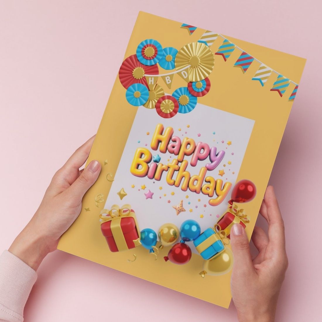 Birthday Greeting Card with Envelope - Gift for Loved Ones, Colleague, Friend