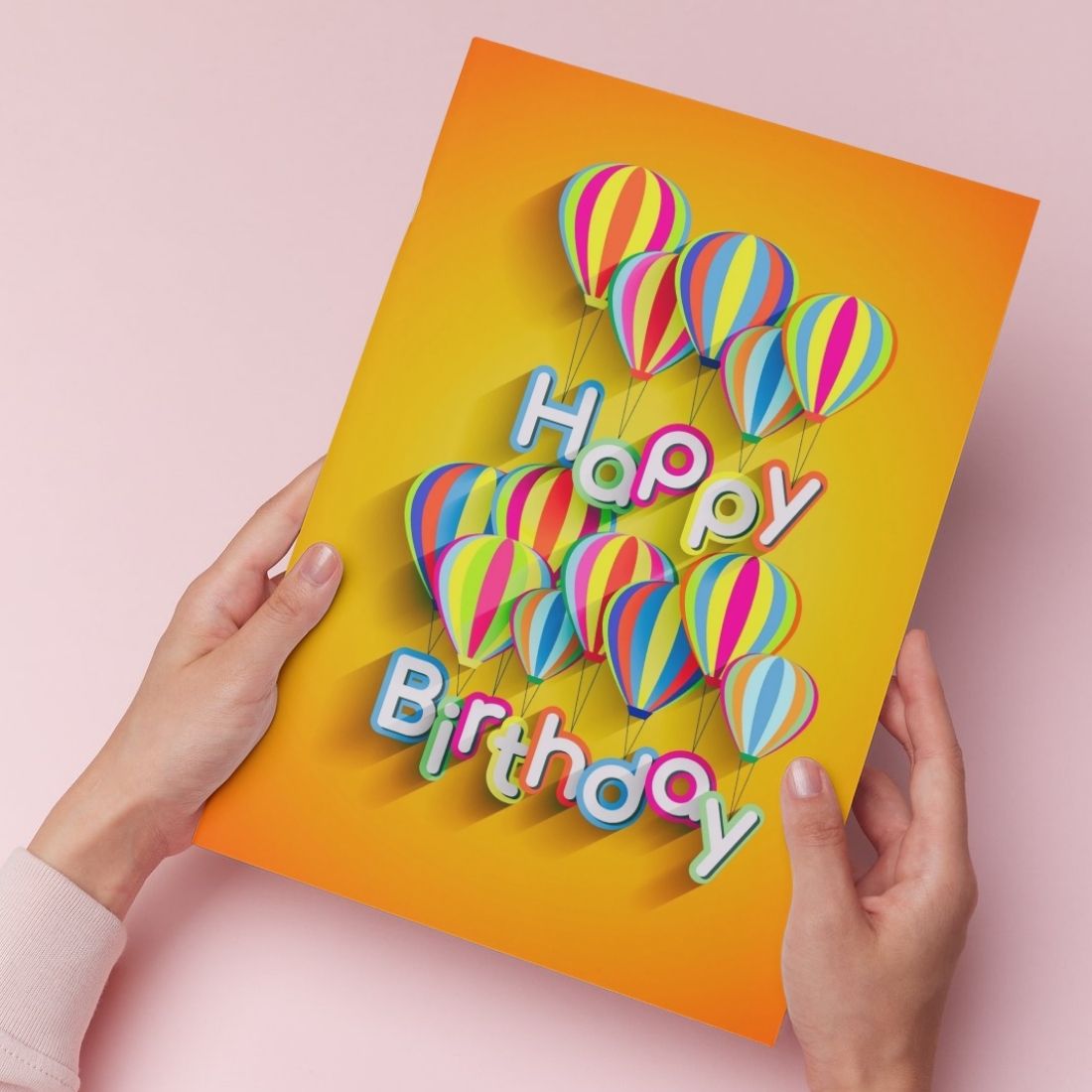 Birthday Greeting Card with Envelope - Gift for Loved Ones, Colleague, Friend