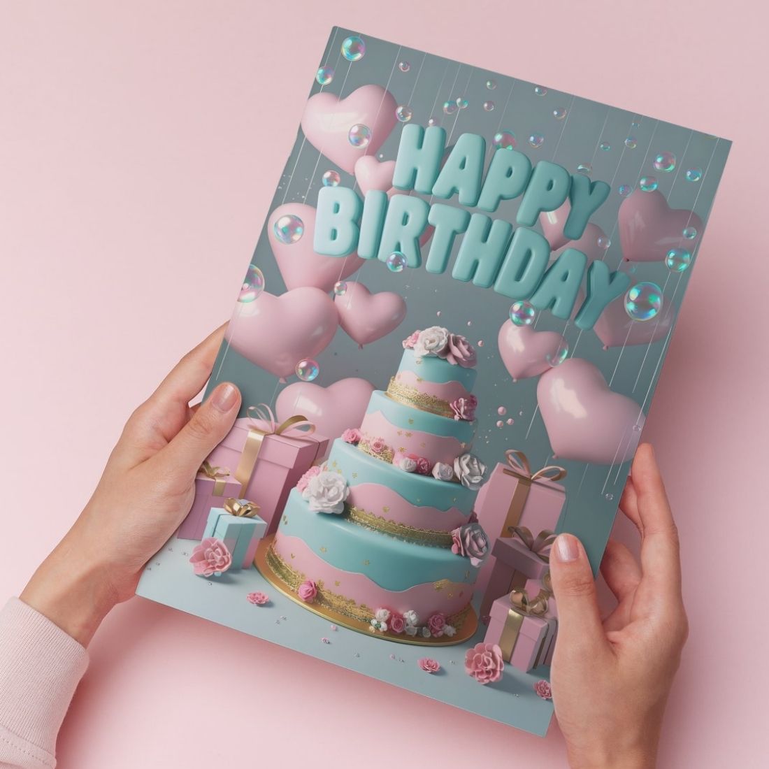 Birthday Greeting Card with Envelope - Gift for Loved Ones, Colleague, Friend
