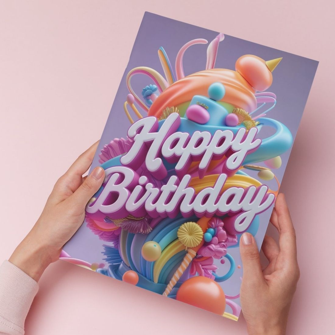 Birthday Greeting Card with Envelope - Gift for Loved Ones, Colleague, Friend