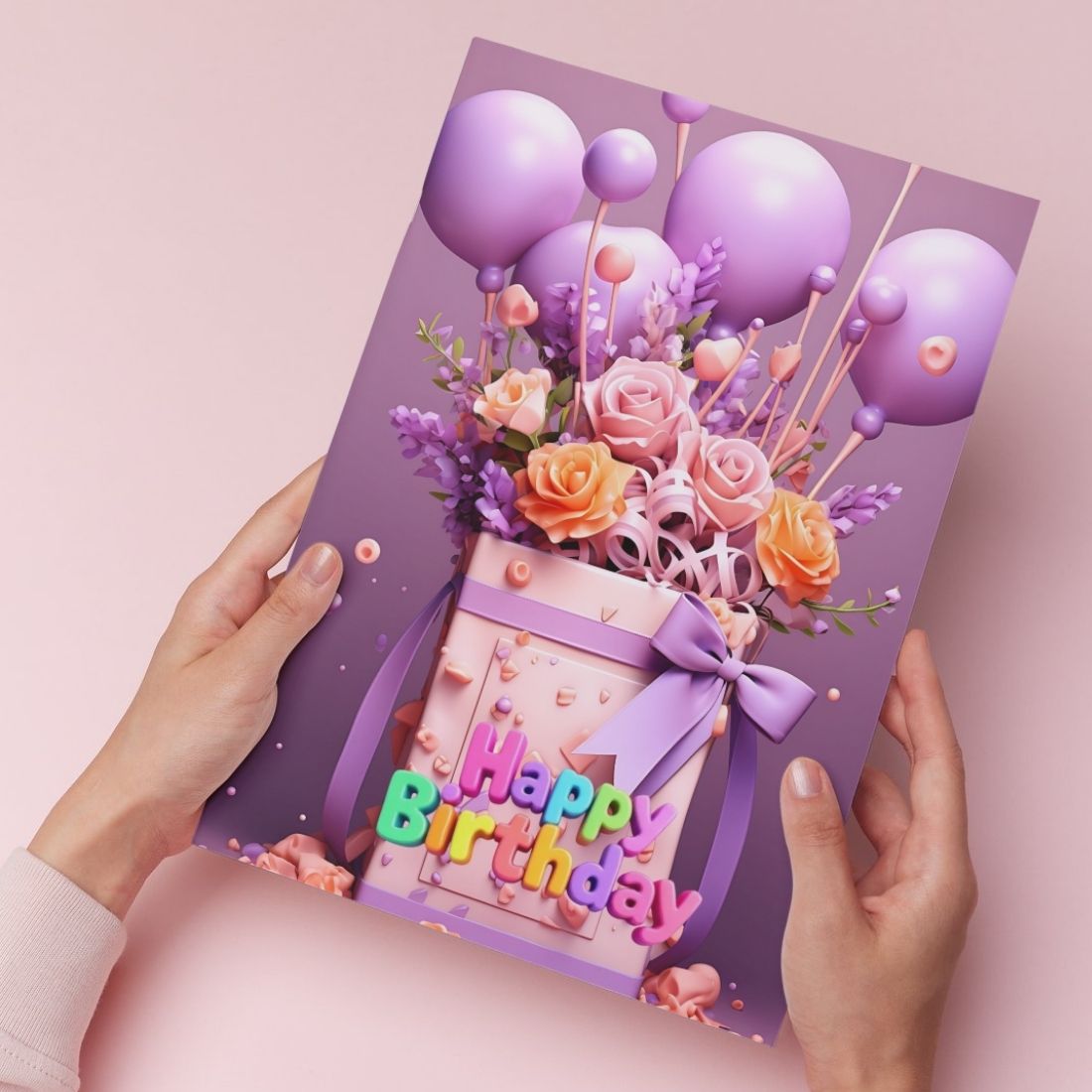Birthday Greeting Card with Envelope - Gift for Loved Ones, Colleague, Friend
