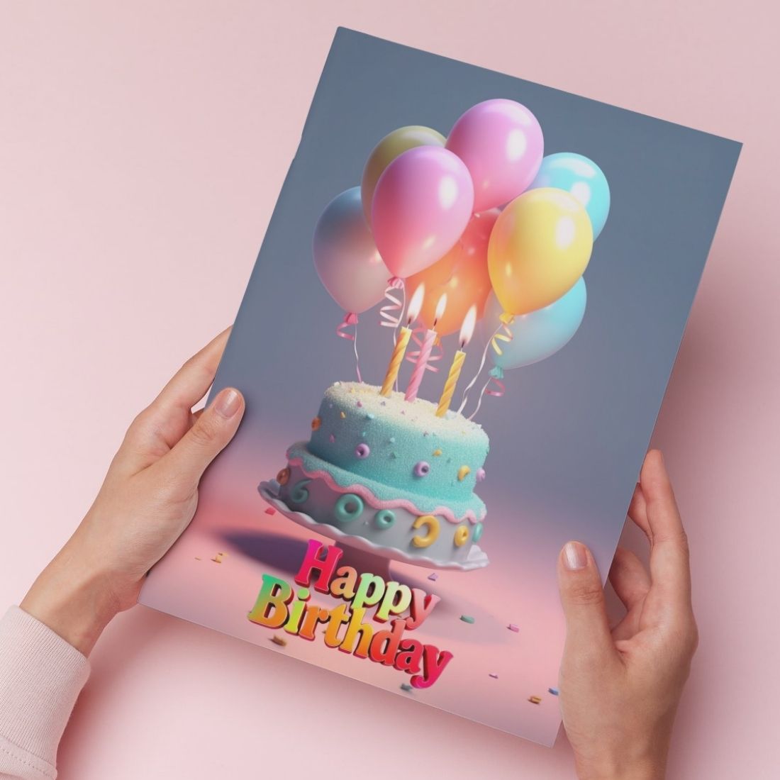 Birthday Greeting Card with Envelope - Gift for Loved Ones, Colleague, Friend