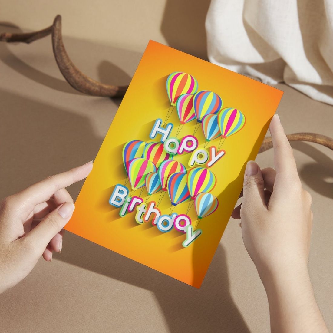 Birthday Greeting Card with Envelope - Gift for Loved Ones, Colleague, Friend