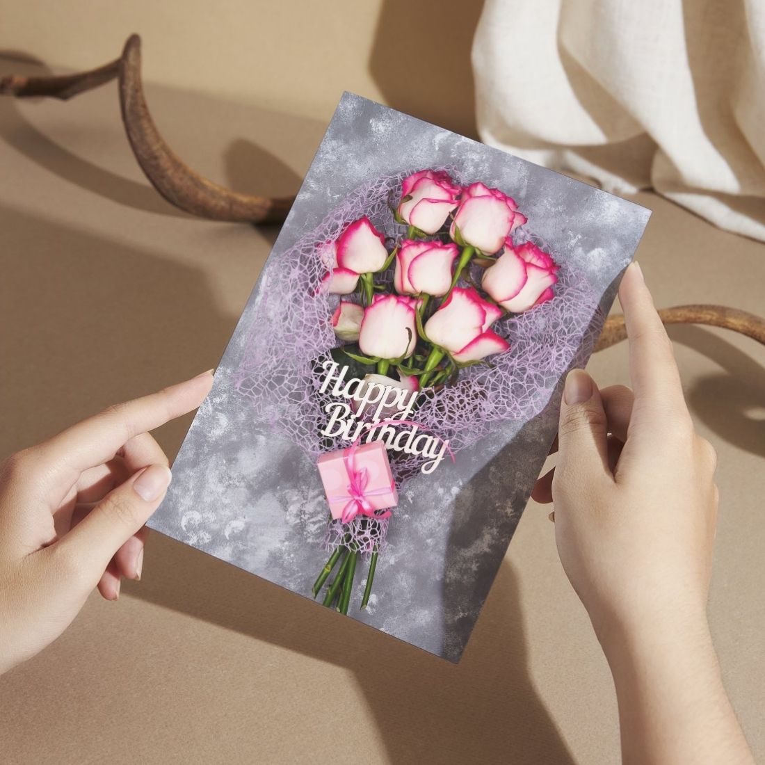 Birthday Greeting Card with Envelope - Gift for Loved Ones, Colleague, Friend