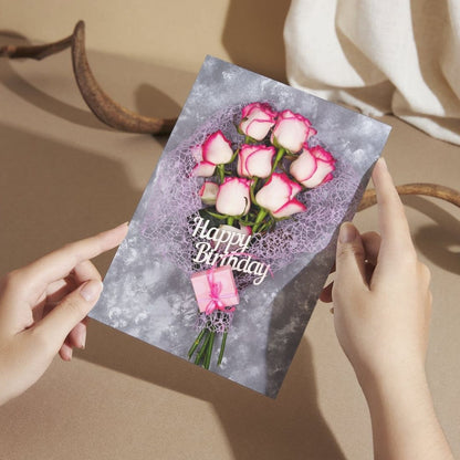 Birthday Greeting Card with Envelope - Gift for Loved Ones, Colleague, Friend