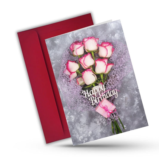 Birthday Greeting Card with Envelope - Gift for Loved Ones, Colleague, Friend