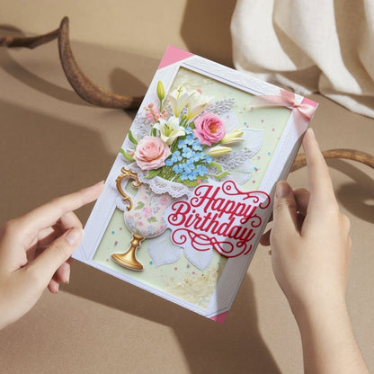 Birthday Greeting Card with Envelope - Gift for Loved Ones, Colleague, Friend