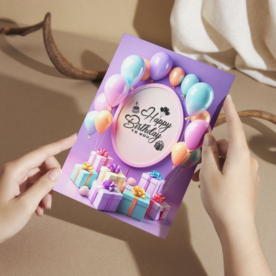 Birthday Greeting Card with Envelope - Gift for Loved Ones, Colleague, Friend