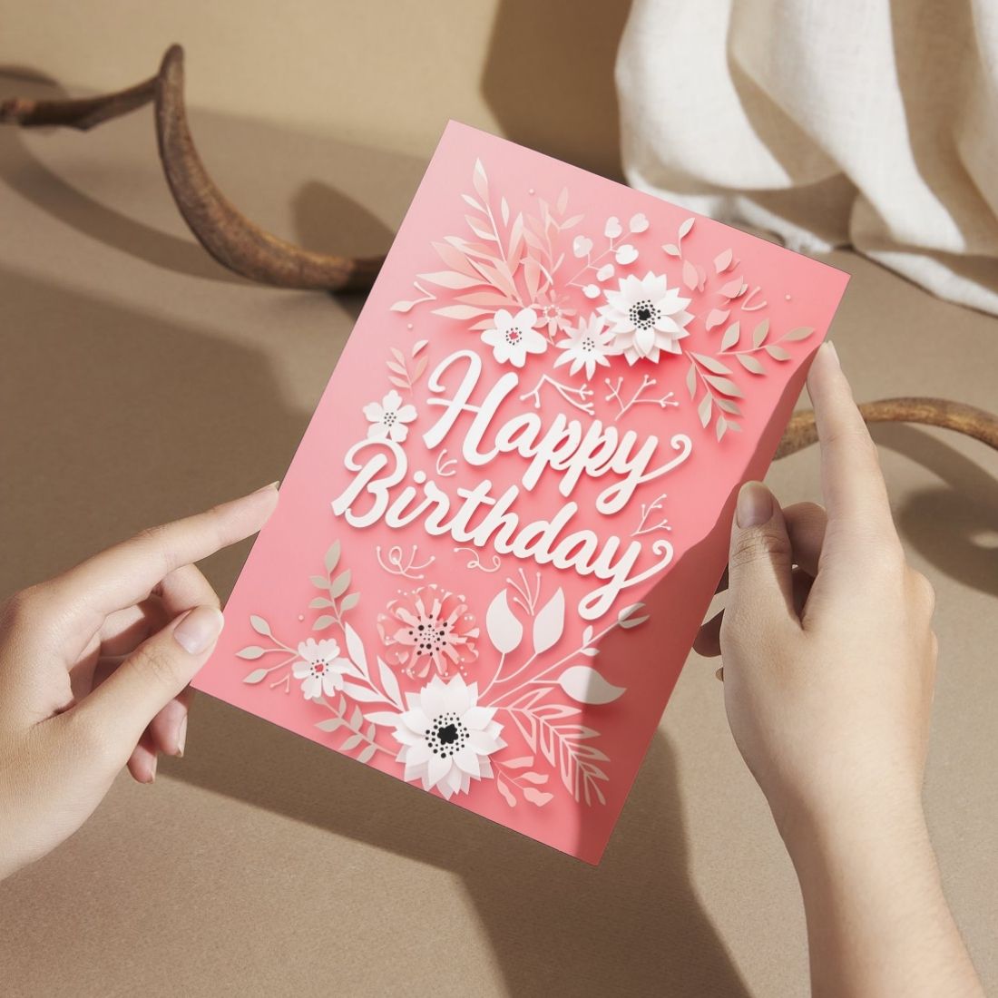 Birthday Greeting Card with Envelope - Gift for Loved Ones, Colleague, Friend