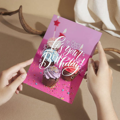 Birthday Greeting Card with Envelope - Gift for Loved Ones, Colleague, Friend