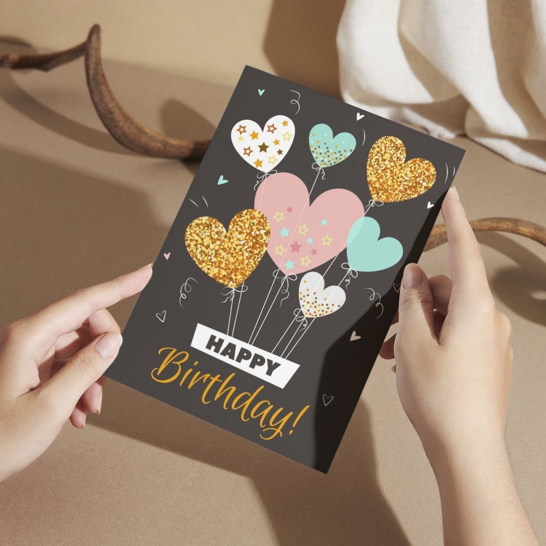 Birthday Greeting Card with Envelope - Gift for Loved Ones, Colleague, Friend
