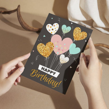 Birthday Greeting Card with Envelope - Gift for Loved Ones, Colleague, Friend