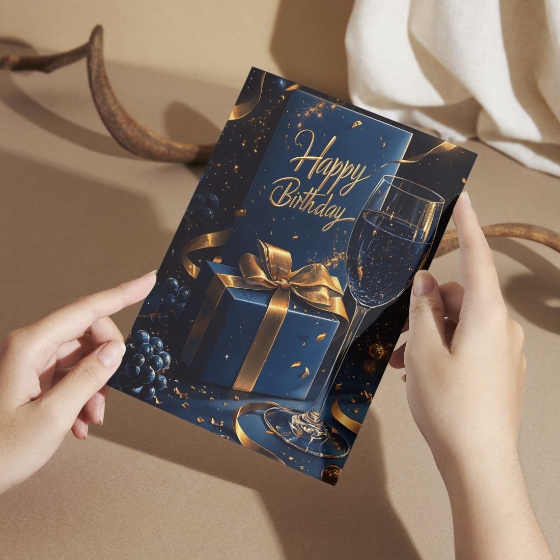 Birthday Greeting Card with Envelope - Gift for Loved Ones, Colleague, Friend