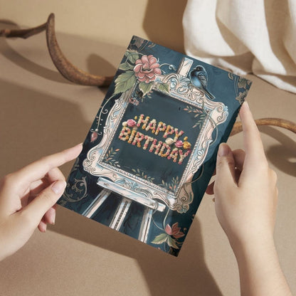 Birthday Greeting Card with Envelope - Gift for Loved Ones, Colleague, Friend