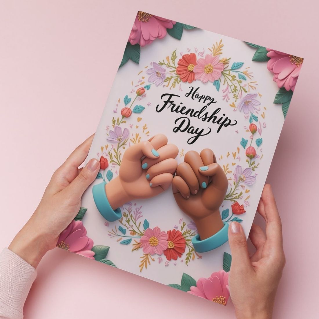 Friendship Day Greeting Card with Envelope - Gift for Bestie Best Friend BFF
