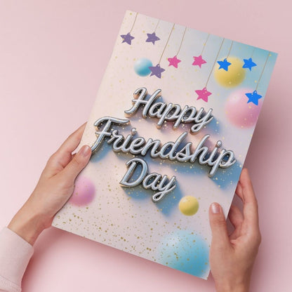 Friendship Day Greeting Card with Envelope - Gift for Bestie Best Friend BFF