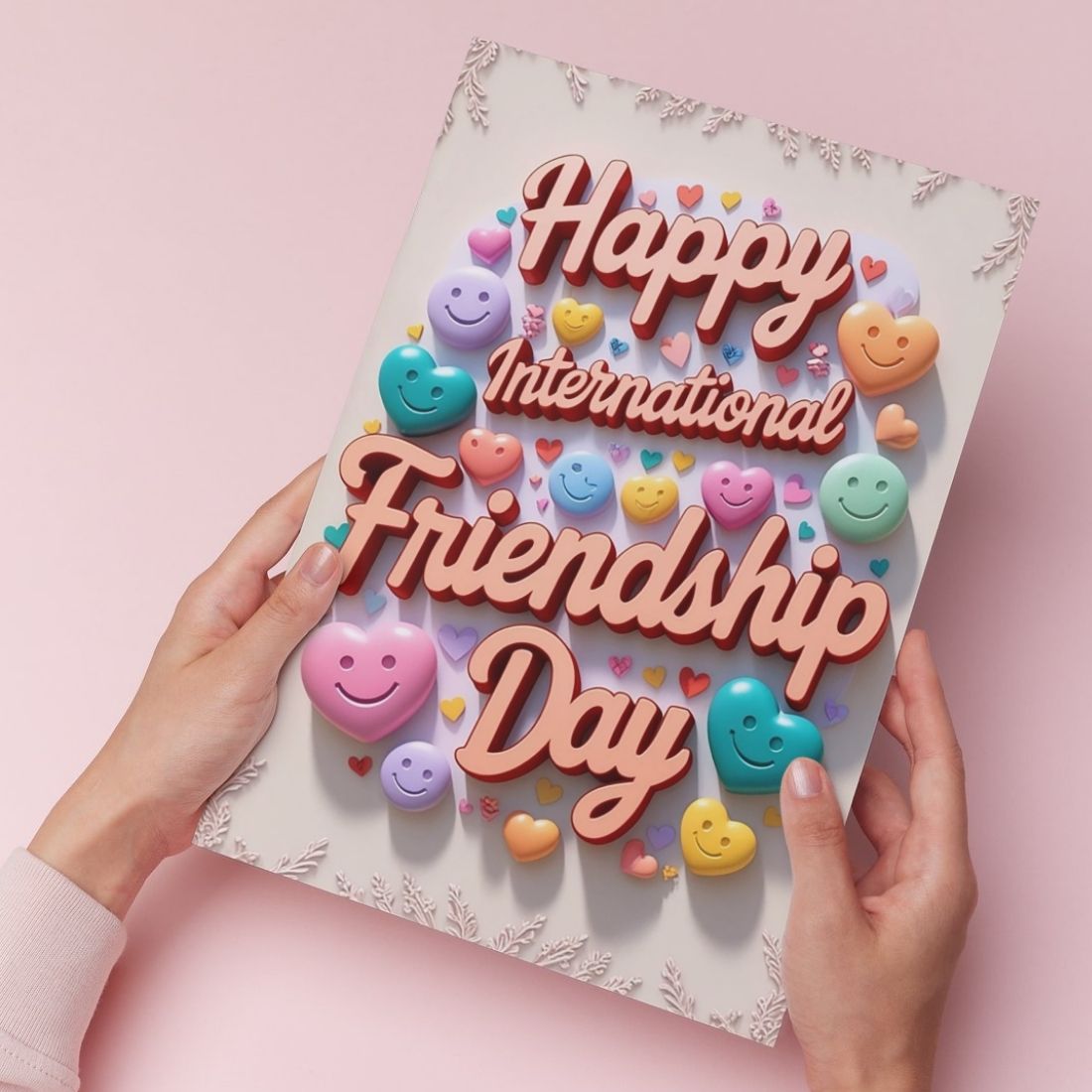 Friendship Day Greeting Card with Envelope - Gift for Bestie Best Friend BFF