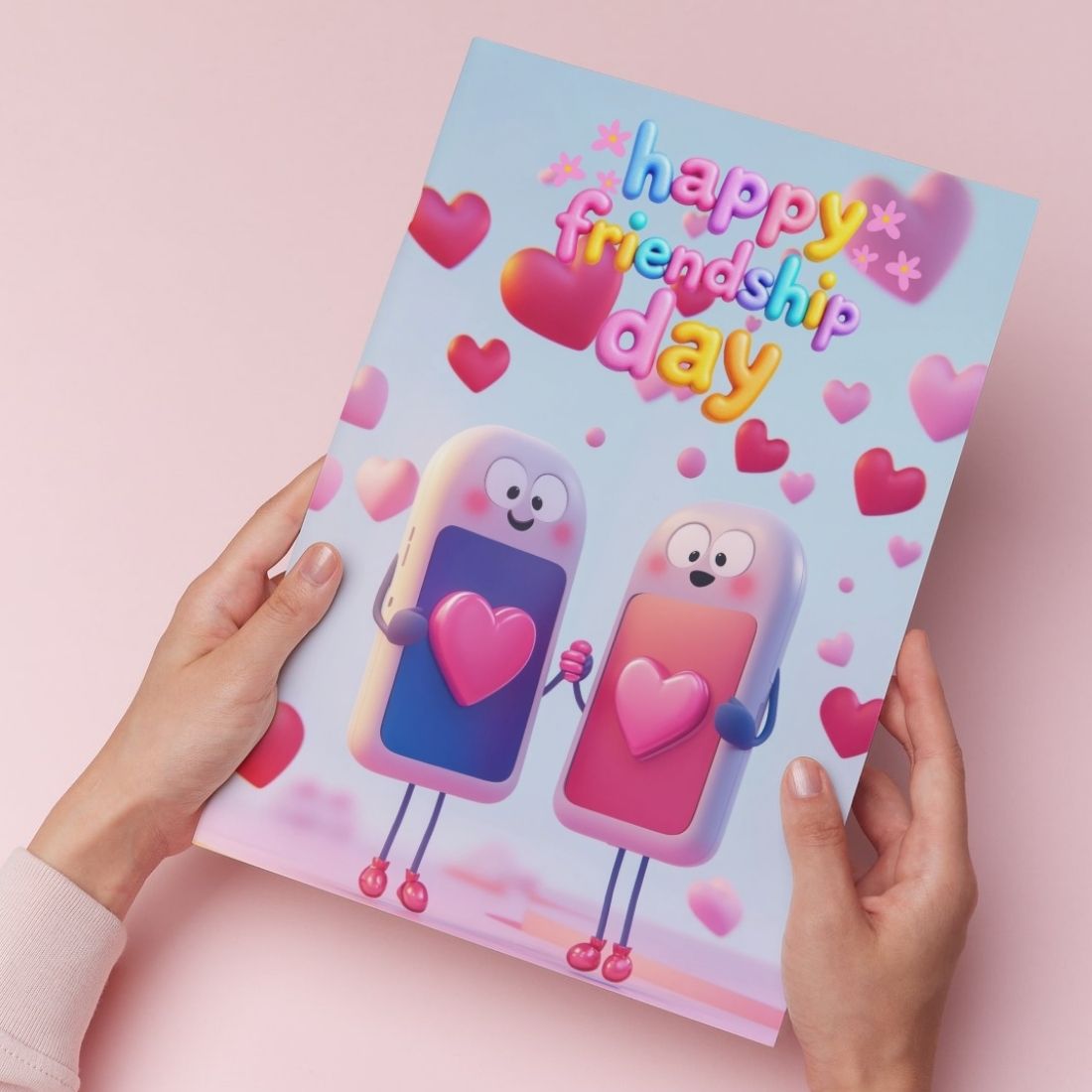 Friendship Day Greeting Card with Envelope - Gift for Bestie Best Friend BFF