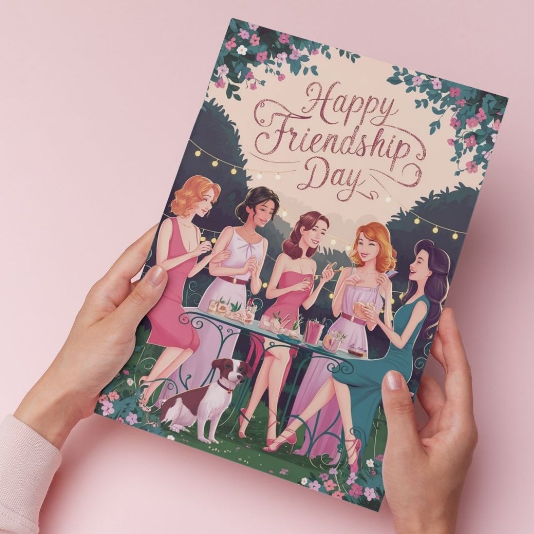 Friendship Day Greeting Card with Envelope - Gift for Bestie Best Friend BFF