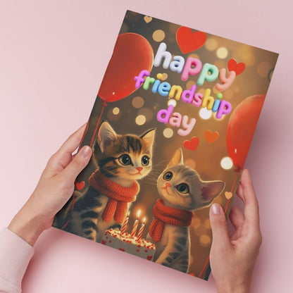 Friendship Day Greeting Card with Envelope - Gift for Bestie Best Friend BFF