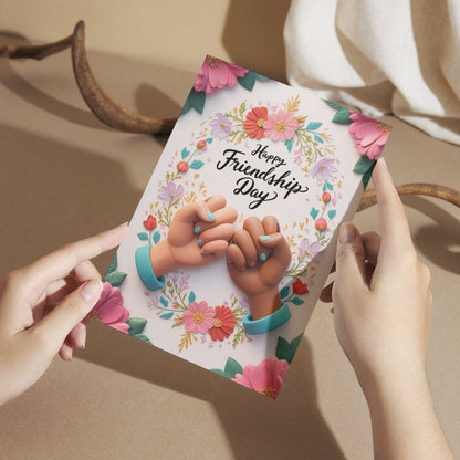 Friendship Day Greeting Card with Envelope - Gift for Bestie Best Friend BFF