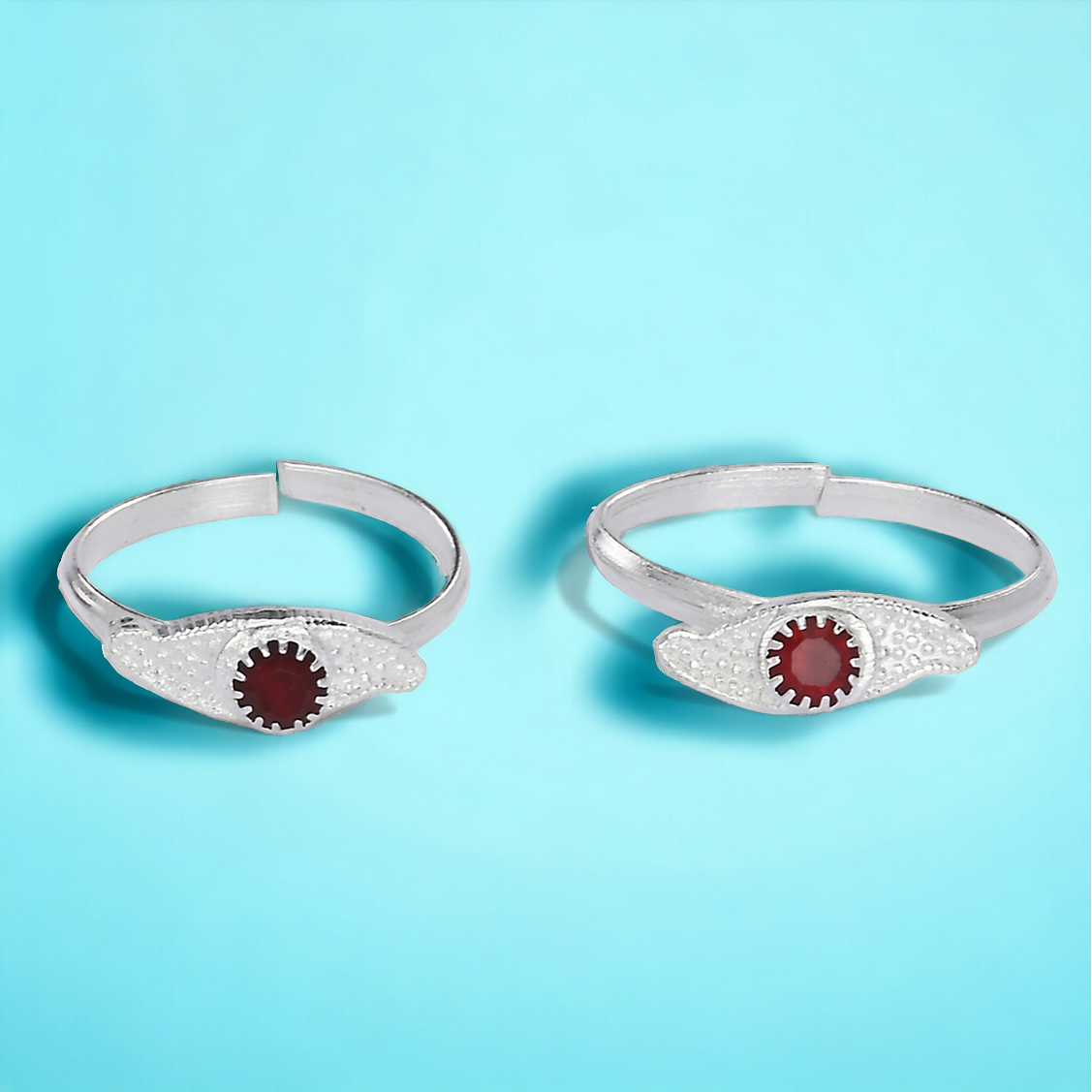Silver and Gold Plated Ghungroo Payal Anklet with Adjustable Bichhiya Toe Ring Combo Set for Women