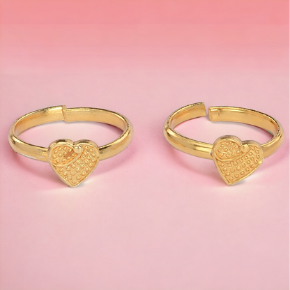 Silver and Gold Plated Ghungroo Payal Anklet with Adjustable Bichhiya Toe Ring Combo Set for Women