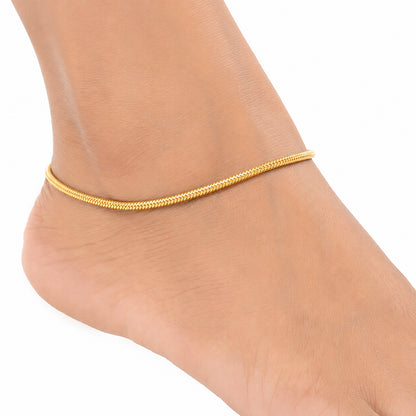 Silver and Gold Plated Ghungroo Payal Anklet with Adjustable Bichhiya Toe Ring Combo Set for Women