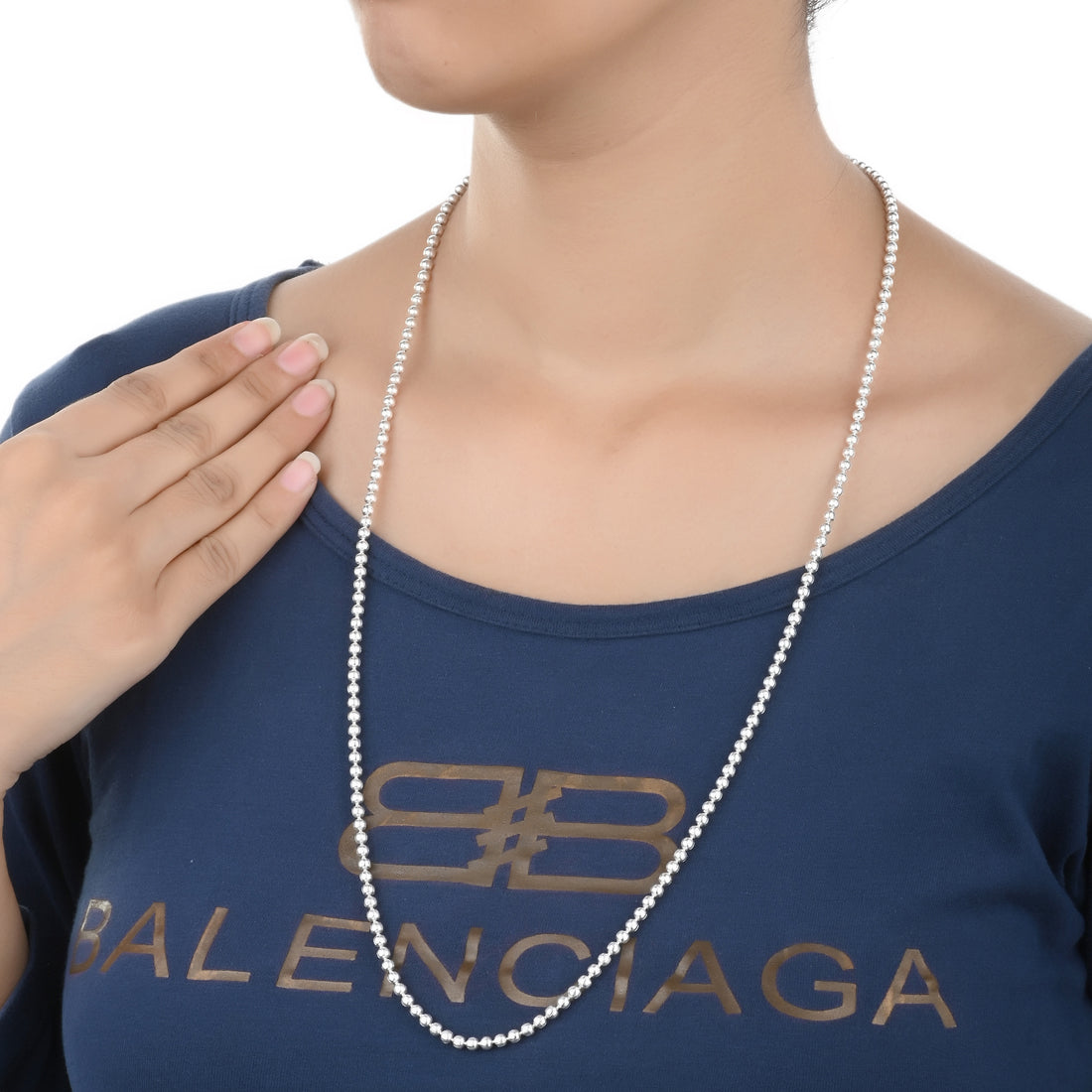 Elegant Silver Plated Chain