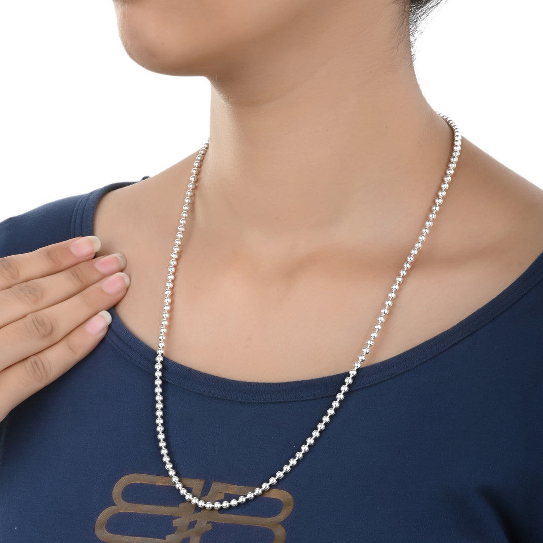 Elegant Silver Plated Chain