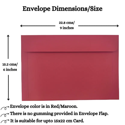 6x9inch Premium Red Envelopes