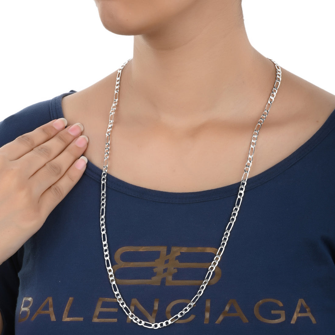 Elegant Silver Plated Chain