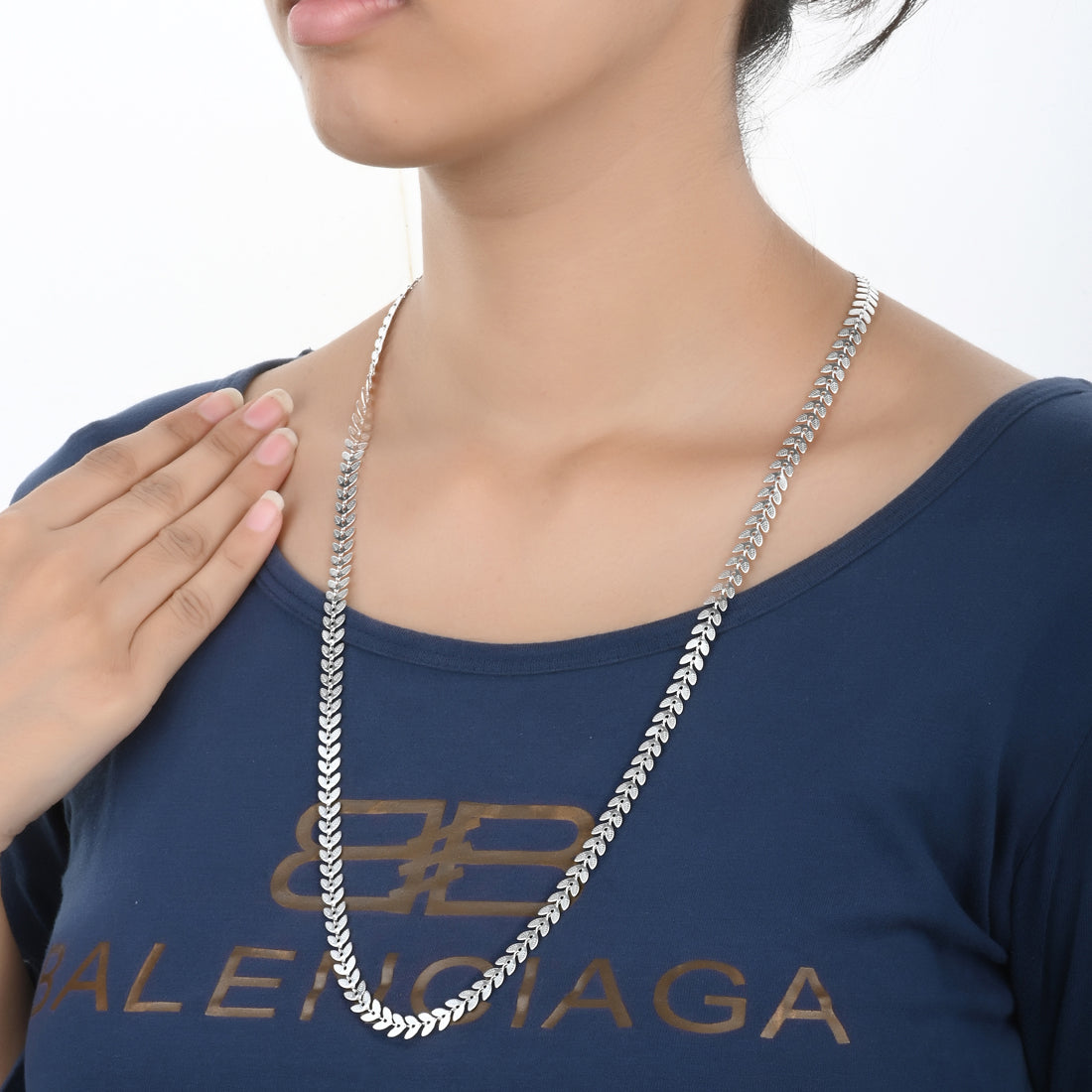 Elegant Silver Plated Chain