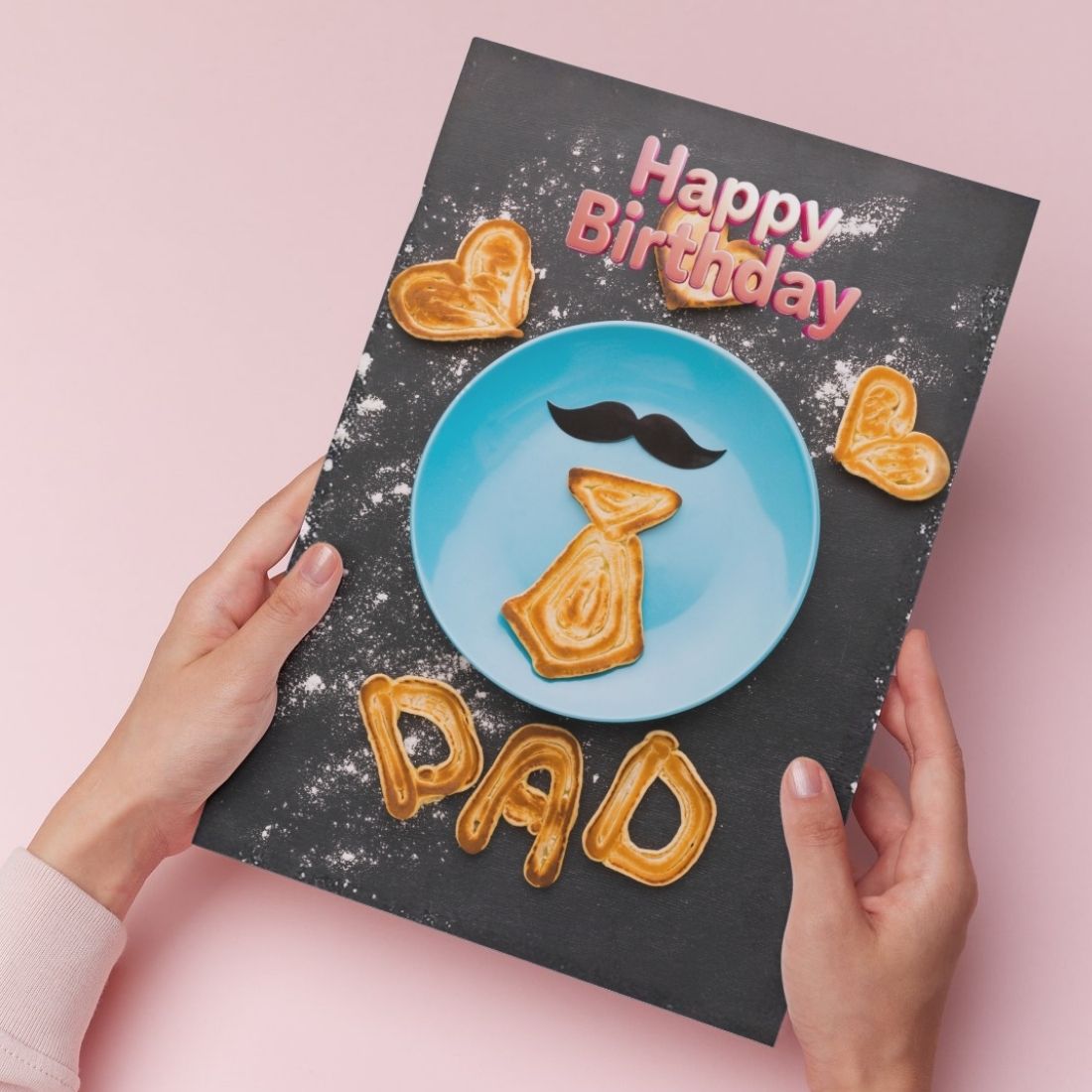 Happy Birthday Card for Dad — Printed Greeting Card with Envelope