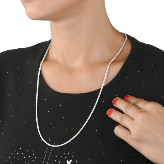 Elegant Silver Plated Chain