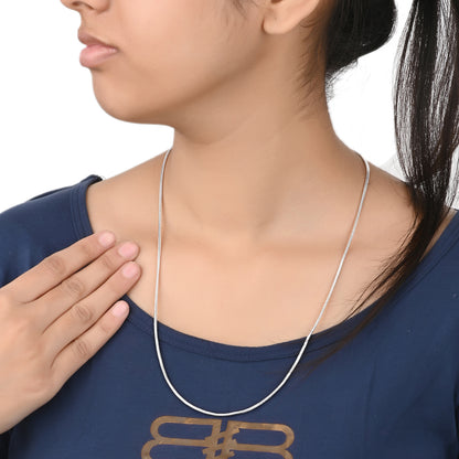 Elegant Silver Plated Chain