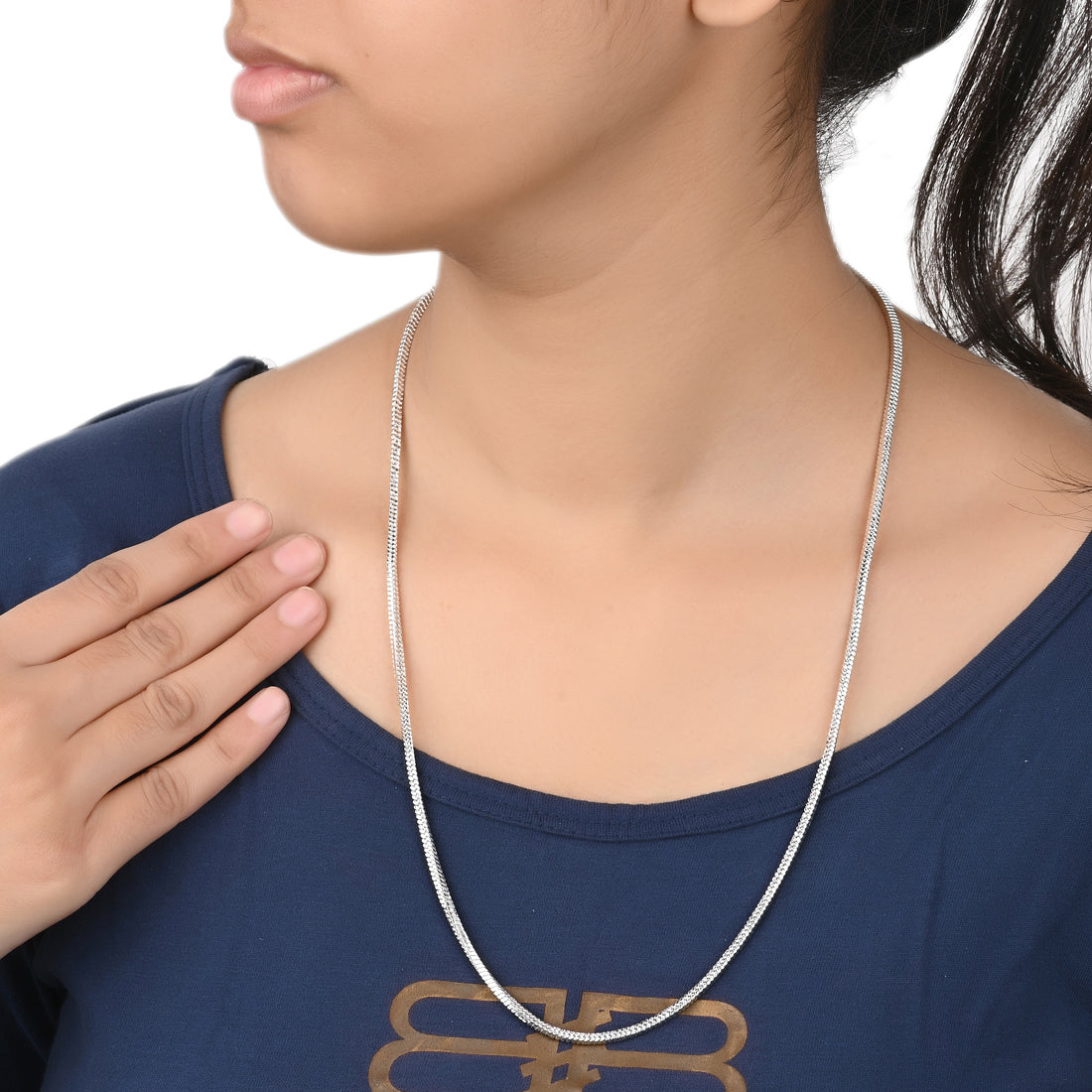 Elegant Silver Plated Chain
