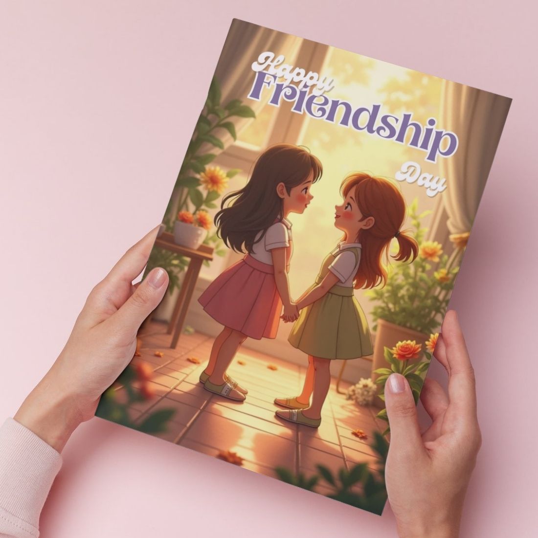 Friendship Day Greeting Card with Envelope - Gift for Bestie Best Friend BFF