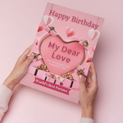 Love Birthday Greeting Card