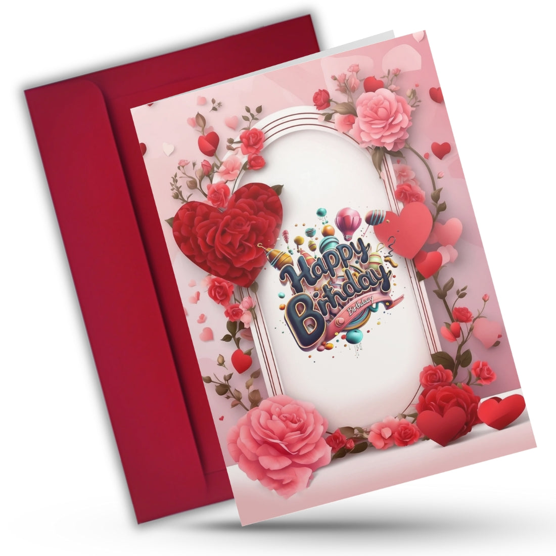 Happy Birthday Greeting Card For Family, Friends