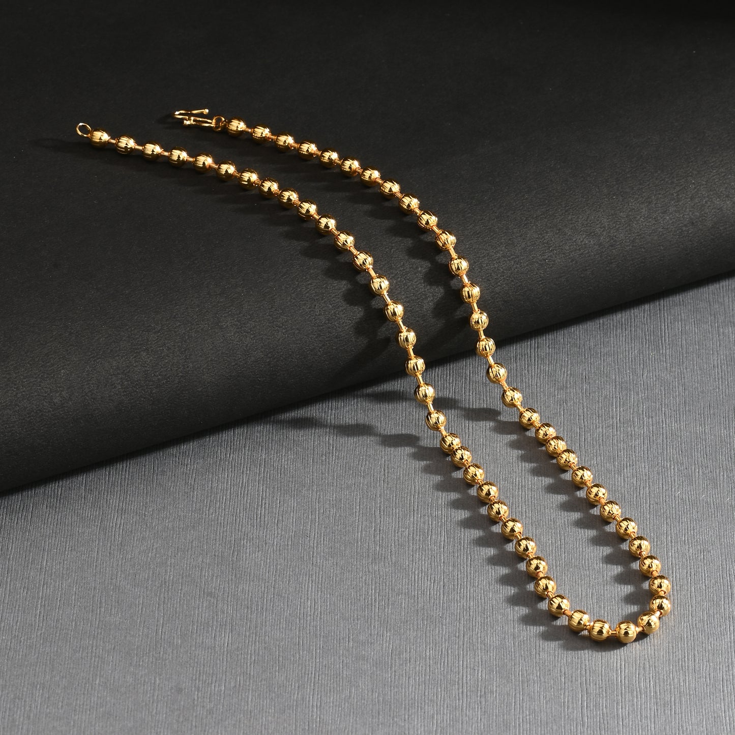 Silver Plated Anklets & 22 inch Gold Plated Chain